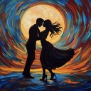 an exhilarating instrumental tango igniting passion beneath moonlit skies