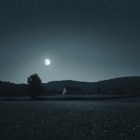 serene guitar ballad under calming moonlit skies.