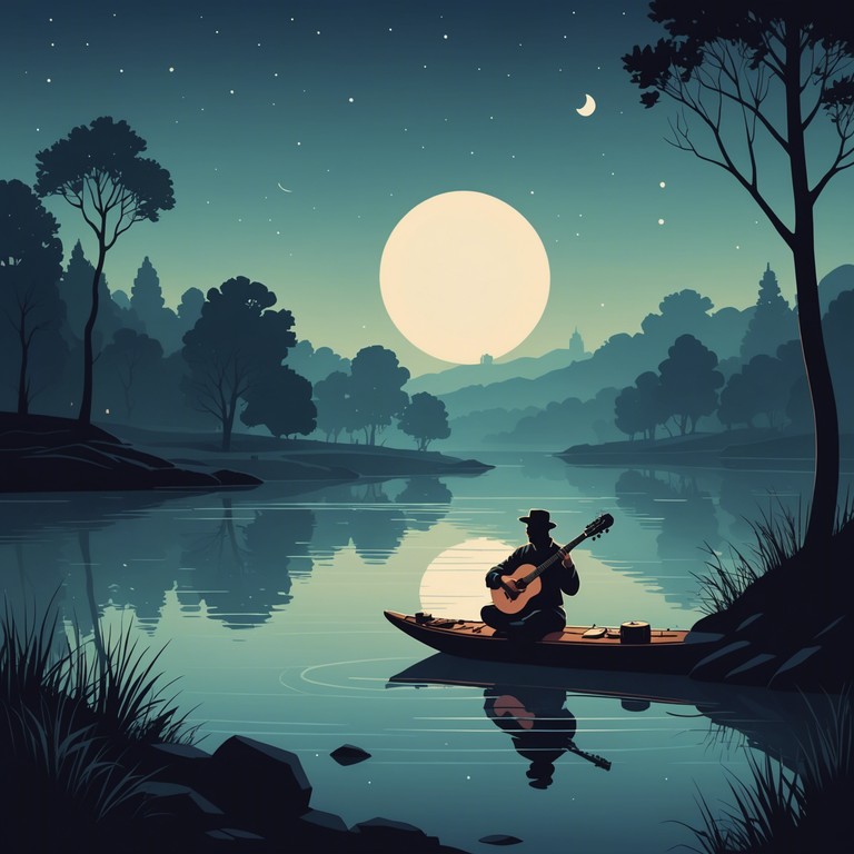 Imagine sitting by the riverside, the full moon casting a silvery glow, while a solitary sitar player infuses the air with soulful, intricate melodies, creating a profound sense of peace and spirituality.