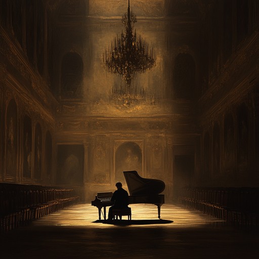 A haunting harpsichord solo that captures the essence of solitude during the baroque era, with melancholic melodies and intricate harmonies.