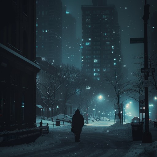 Picture a lonely figure walking through a desolate winter town, the streets empty and cold. The piano plays soft, melancholic melodies that echo against the silent night. The music captures the feeling of isolation and introspection, creating an emotional journey that resonates deeply within the listener.