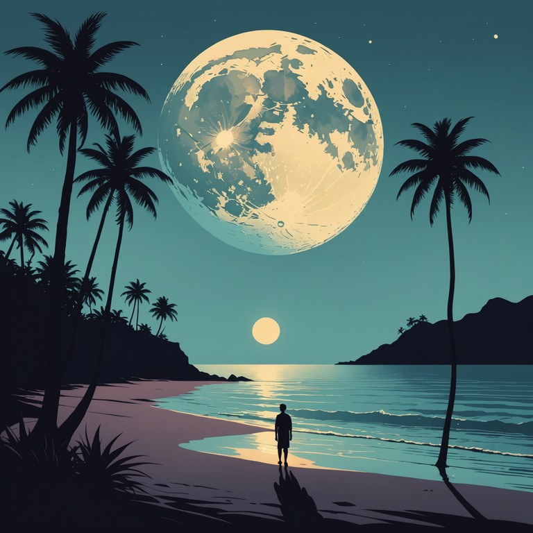 Imagine a reggae soundtrack designed for a thriller movie set on a tropical island; moonlit palms mystery takes you on a musical journey where every beat holds a secret and every melody whispers caution. The steel drum plays not just notes, but signals of lurking danger, merging the laid back vibes with a trace of dread.