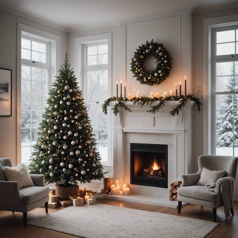 This composition mirrors the stillness and tranquility of a winter's night, with gentle melodies that reflect the soft twinkle of starlight on snow. It's perfect for a peaceful holiday evening at home.