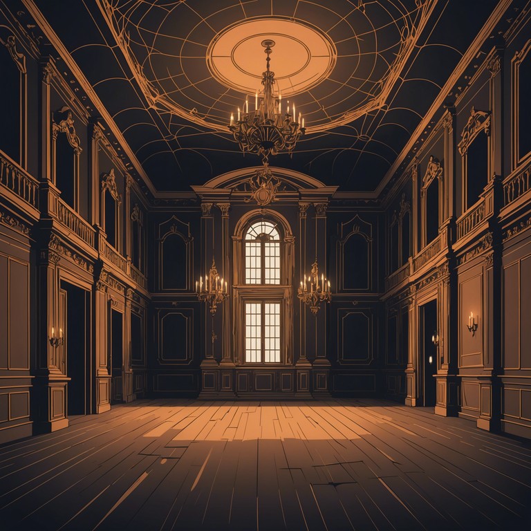 This track embodies the chilling aesthetics of the baroque era, interwoven with modern haunting vibes. It utilizes harpsichord to evoke the melancholy of forgotten tales, blending eerie melodicism with a subtle crescendo of tension. The music captures the essence of walking through an ancient, deserted mansion where each note echoes the whispers of the past.