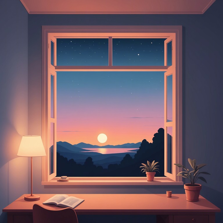 This track embodies the soft, serene whisper of the soul as twilight approaches, creating a relaxing and introspective atmosphere ideal for winding down. A gentle piano motif, paired with subtle ambient sounds, captures the essence of peace and tranquility as day transitions to night.