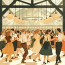 lively upbeat tune evoking festive beer hall dance