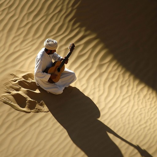 As twilight deepens over the dunes, the tones of the oud invite a contemplative peace, embodying the vast, tranquil, and enigmatic aura of the moroccan landscapes.