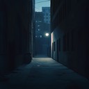 sinister lofi beats echo through deserted, shadowy urban landscapes.