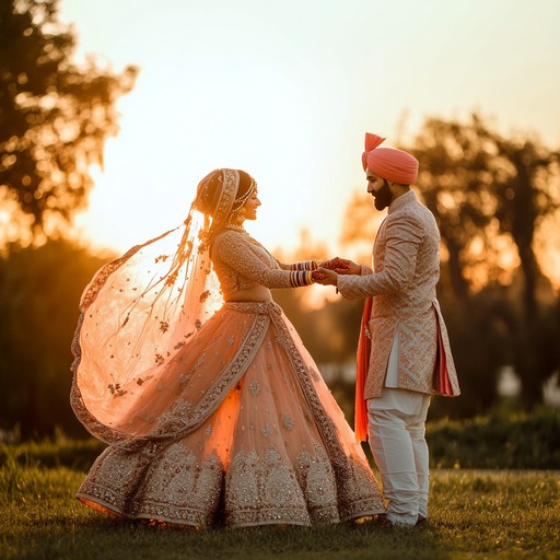 This piece blends traditional bhangra rhythms with a sentimental modern melody, creating an emotional connection. The dhol provides lively yet heartwarming beats, while strings and flutes add layers of nostalgia, evoking memories of a cherished punjabi wedding. Perfect for reflective moments.