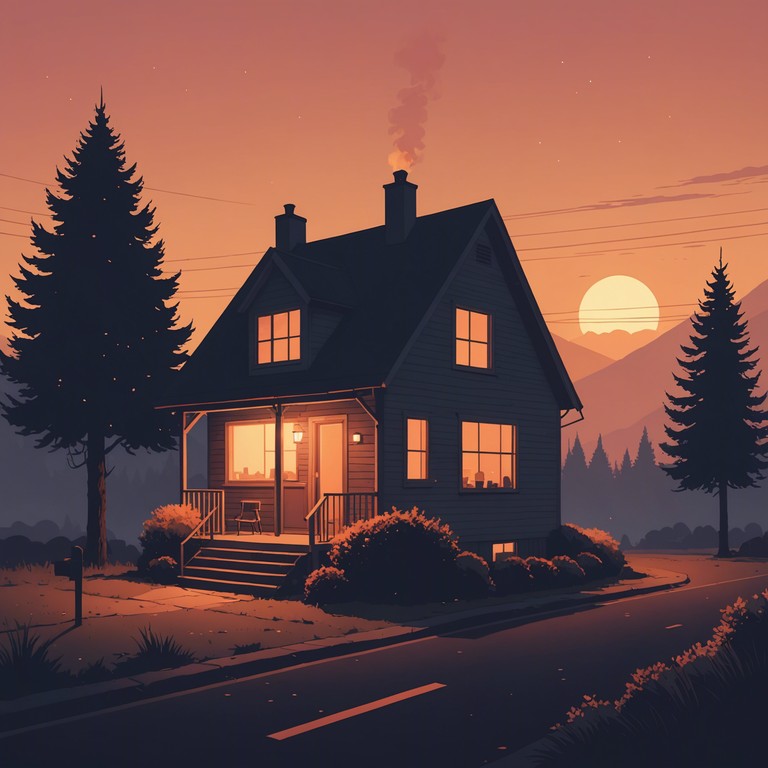 A soothing instrumental piece that captures the warm, comforting atmosphere of a cozy evening by the fireplace. Gentle acoustic guitar melodies intertwine with soft, mellow piano notes, creating a sense of tranquility and relaxation. The subtle crackling of the burning wood adds a touch of ambiance, while the occasional distant sound of wind chimes enhances the peaceful mood.