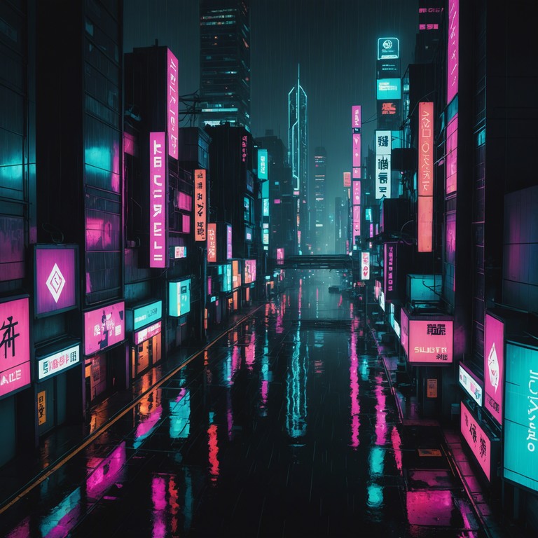 A deeper dive into the underbelly of a cyberpunk city, this track amplifies the sense of foreboding and mystery with even heavier synth layers and deeper bass lines. It's an auditory journey through the dangers that lie hidden under the neon lights.