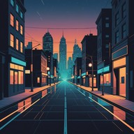 energetic beats, smooth bass, urban nightscape.