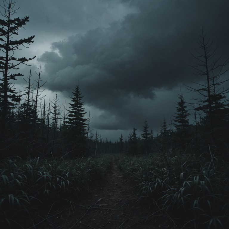 A track that injects a surge of adrenaline with its forceful beats and eerie undercurrents, meant to mime the pulsating heart of anxiety. Thumping stomps meet the silence of suspenseful pauses, capturing a survival instinct in sonic form.
