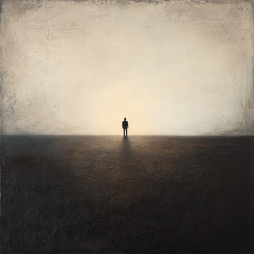 An instrumental piece that blends haunting ambient textures with subtle uplifting melodies, creating a soundscape that evokes a journey from darkness into hope.