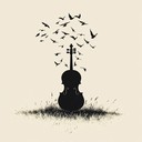 instrumental depicting liberation with soaring cello in minimalism