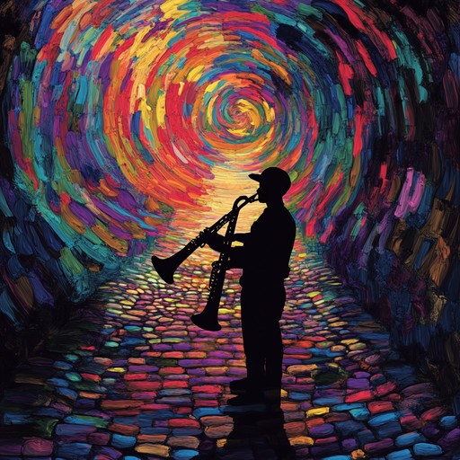 An instrumental klezmer piece that channels the fervor of rebellion through spirited clarinet leads and dynamic rhythms, invoking the essence of freedom and resistance. The music weaves traditional motifs with a modern edge, celebrating the enduring human spirit against oppression.