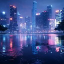 instrumental dubstep song blending smooth beats with urban ambience