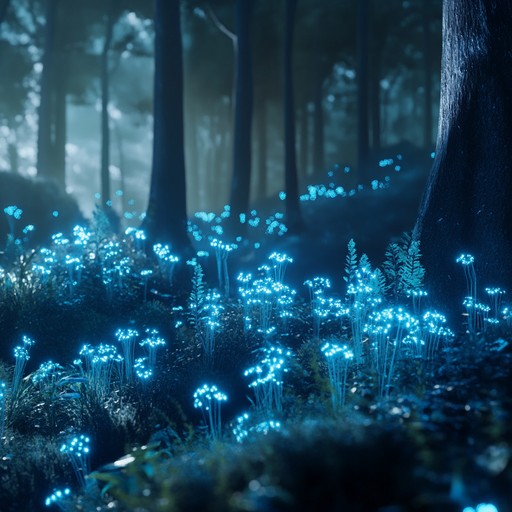 Immerse in a sonic journey blending futuristic synth textures with organic folk instruments, invoking images of a cyberpunk forest. Experience a meditative ambiance where the old world mysticism meets new age technology, producing an ethereal, dreamy landscape. Ideal for imaginative minds seeking tranquil yet vibrant soundscapes.