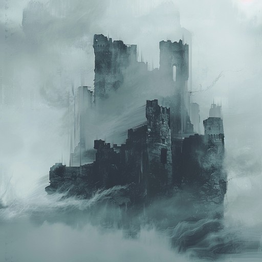 Ancient eclipsed memories is a haunting, melancholic orchestral piece led by a solemn piano with dark strings and mournful woodwinds, evoking antique ruins at twilight and history's weight.