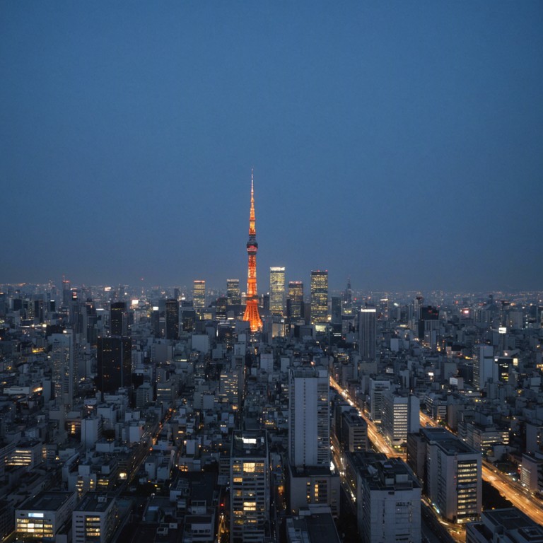 Relive the thrill of exploring tokyo's bustling streets and towering skyscrapers with an upbeat soundtrack designed to evoke excitement and the futuristic allure of city life. Perfect for a vibrant urban montage or an energetic party scene.