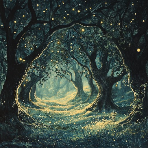 This track features a finely crafted harp melody that spirals through a tranquil night, evoking visions of a mystical forest where moonbeams and shadows dance. Sensual harmonies and soft dynamics paint a romantic and magical soundscape.