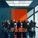 suspenseful corporate music for high stakes boardroom discussions