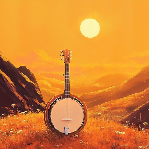 An upbeat piece featuring spirited banjo rhythms that embody the euphoria of returning home through familiar landscapes, filled with joy and nostalgia.