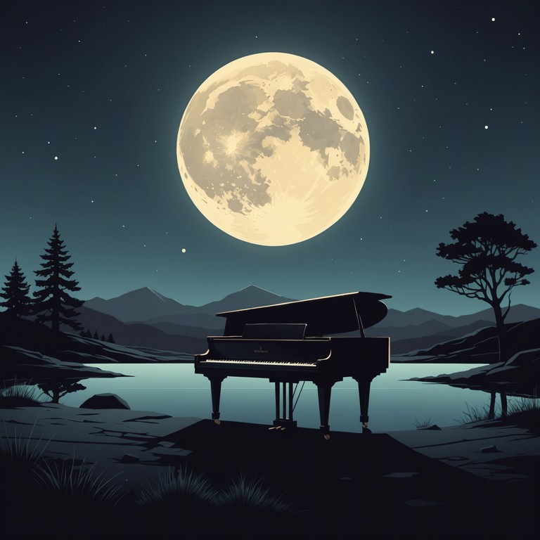 A deeply emotional and introspective piano piece that captures the essence of solitude and heartbreak under a starlit sky. The melody ebbs and flows like gentle waves of profound sadness, each note resonating with the solemnity of midnight introspection.