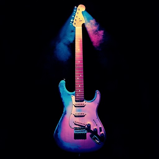 An instrumental piece fusing energetic glam rock styles with catchy guitar riffs, driving bass, and dynamic drums, creating a lively and upbeat atmosphere