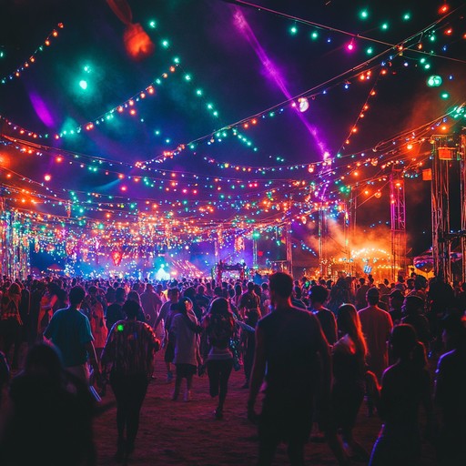 Imagine a track that captures the essence of a lively summer party where the beats never stop and the energy never fades. This piece brings together rhythmic pulses that mimic the heartbeats of ecstatic dancers, echoing through warm summer air, under a sky lit by festival lights.