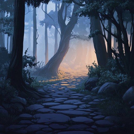 An instrumental freak folk piece capturing the essence of wandering through enchanted forests, filled with ethereal tones that evoke deep longing and nostalgia.