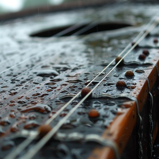 A deeply evocative hindustani raga capturing the melancholy and yearning felt during the monsoon season. The gentle interplay of notes mimics the rhythm of falling rain, evoking a soulful mood filled with nostalgia and longing.