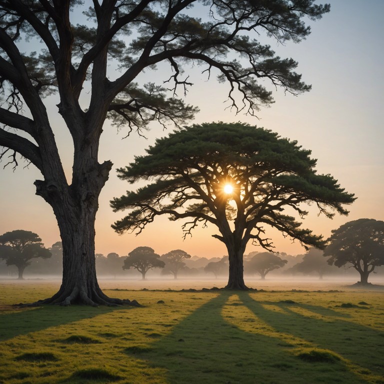 This piece crafts a bridge between the ancient and the modern, utilizing ethereal melodies to invoke a serene, contemplative atmosphere. It subtly captures the essence of timelessness through sustained harmonic textures and a deep, resonant base. The track is designed to enhance spiritual reflection and mental clarity, making it ideal for meditative practices or background ambiance in sacred spaces.