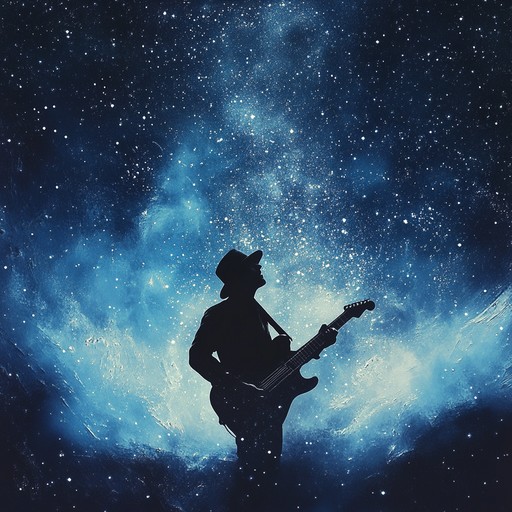 Embark on an interstellar journey with searing electric guitar riffs, powerful drum beats, and pulsating bass lines. This hard rock anthem captures the essence of the cosmos, blending heavy, distorted chords with ethereal atmospheres. Perfect for fans of epic, otherworldly soundscapes.