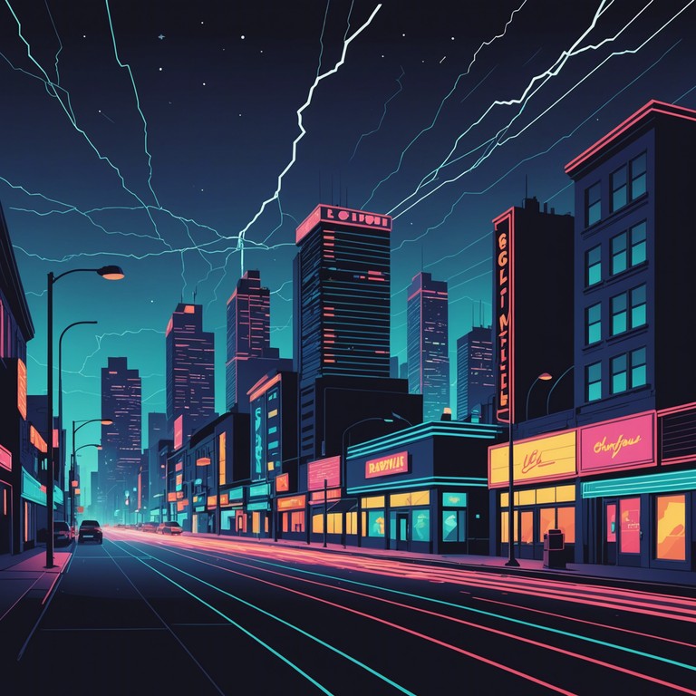 Imagine wandering through a neon lit cityscape at midnight, cloaked in the sounds of aggressive electrifying beats and heavy bass drops that echo the chaos of urban life. Each note of the dubstep track reverberates like a thunderstorm, building tension and release through its pulsating rhythms.