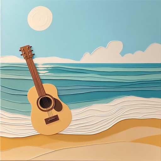 The song merges gentle samba rhythms with reflective, serene guitar melodies, perfect for a calm beachside introspection, capturing the soul of bossa nova.