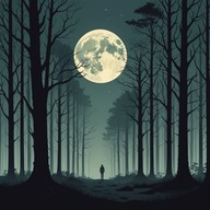 an eerie melody under moonlit skies
