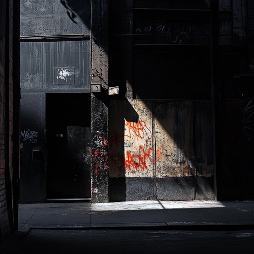An intense hip hop instrumental blending pounding beats with haunting melodies, reflecting the unvoiced fury and determination to overcome personal and societal obstacles.