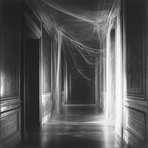An atmospheric piece prominently featuring pipe organ textures, designed to invoke an immersive experience of moving through shadow filled, dilapidated mansion hallways. Voices from the past whisper between the notes, carrying stories untold.