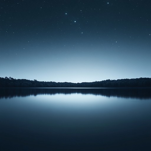 A gentle, slow tempo lullaby featuring soft acoustic guitar and subtle ambient synths. The melody flows like a quiet river under the moonlight, perfect for introspection and relaxation before sleep.