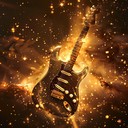 electrifying hard rock anthem with celestial guitar solos