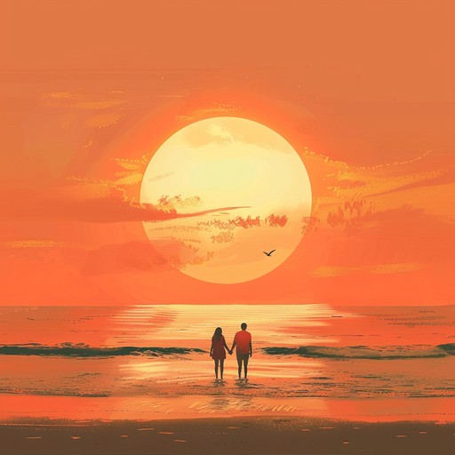 Immerse in the warm, tender embrace of a sunset love groove, where soft synths, rhythmic basslines, and a compelling beat blend to create a perfect atmosphere for romance. Enjoy a melodic journey intertwined with subtle notes and harmonic layers to kindle emotions.