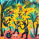 an energetic mambo celebrating joyful rhythms of the jungle.