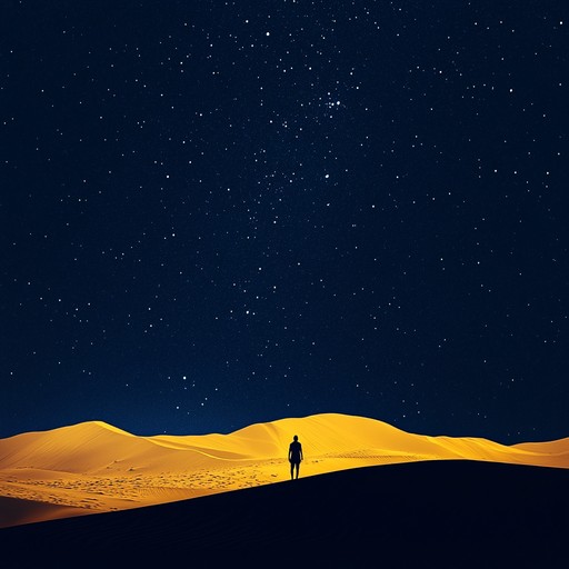 An instrumental piece that evokes the enchanting atmosphere of middle eastern mysticism, weaving together haunting melodies and rhythmic patterns reminiscent of desert landscapes and ancient secrets