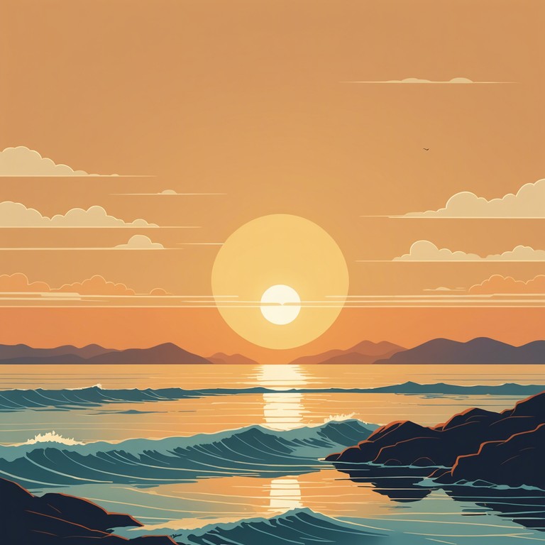 Imagine the tranquil sounds of the early morning ocean, brought to life with gentle, rhythmic beats that evoke the peacefulness of a sunrise over calm waters. This track intertwiles the soothing sounds of the sea with the steady pulse of soft electronic dance rhythms, creating a perfect soundtrack for relaxation or gentle morning activity.