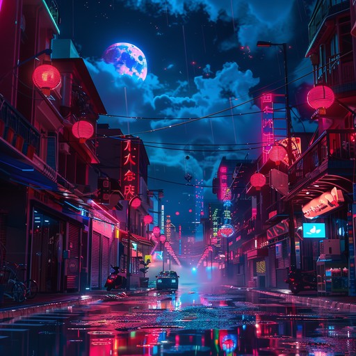 Dive into a dreamy soundscape where neon lights flicker under moonlight, creating a mysterious, chilled atmosphere. Fuzzy synths weave through ambient textures, evoking a sense of nostalgia and intrigue.