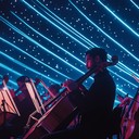 a symphony blending classical motifs with futuristic electronic sounds