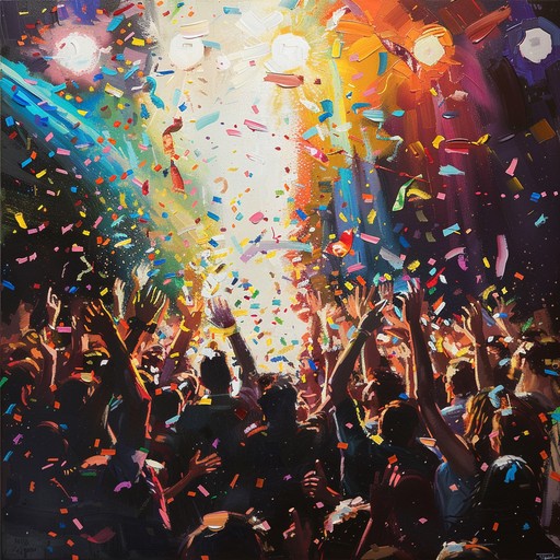 An instrumental track with high tempo drum patterns, melodic synths, and captivating basslines. Perfect for celebratory moments, bringing listeners into an atmosphere full of triumph and joy.