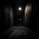 menacing beats in a dim alley atmosphere