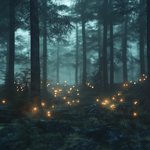 A gentle yet thrilling composition blending serene melodies with hints of suspenseful undertones, evoking the mystical ambiance of an ancient, enchanted forest at twilight. Subtle layers of orchestration provide a sense of depth and enchantment, making the listener feel both calm and intriguingly restless.